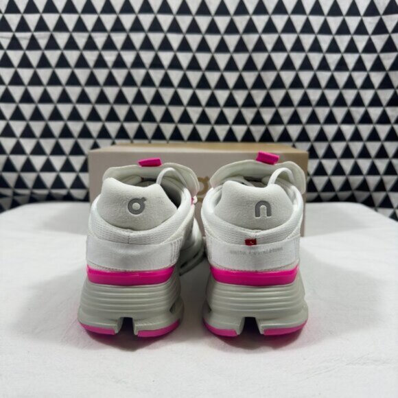 New On Cloud Cloudnova "Barbie" Women Pink Shoes White - Picture 2 of 6